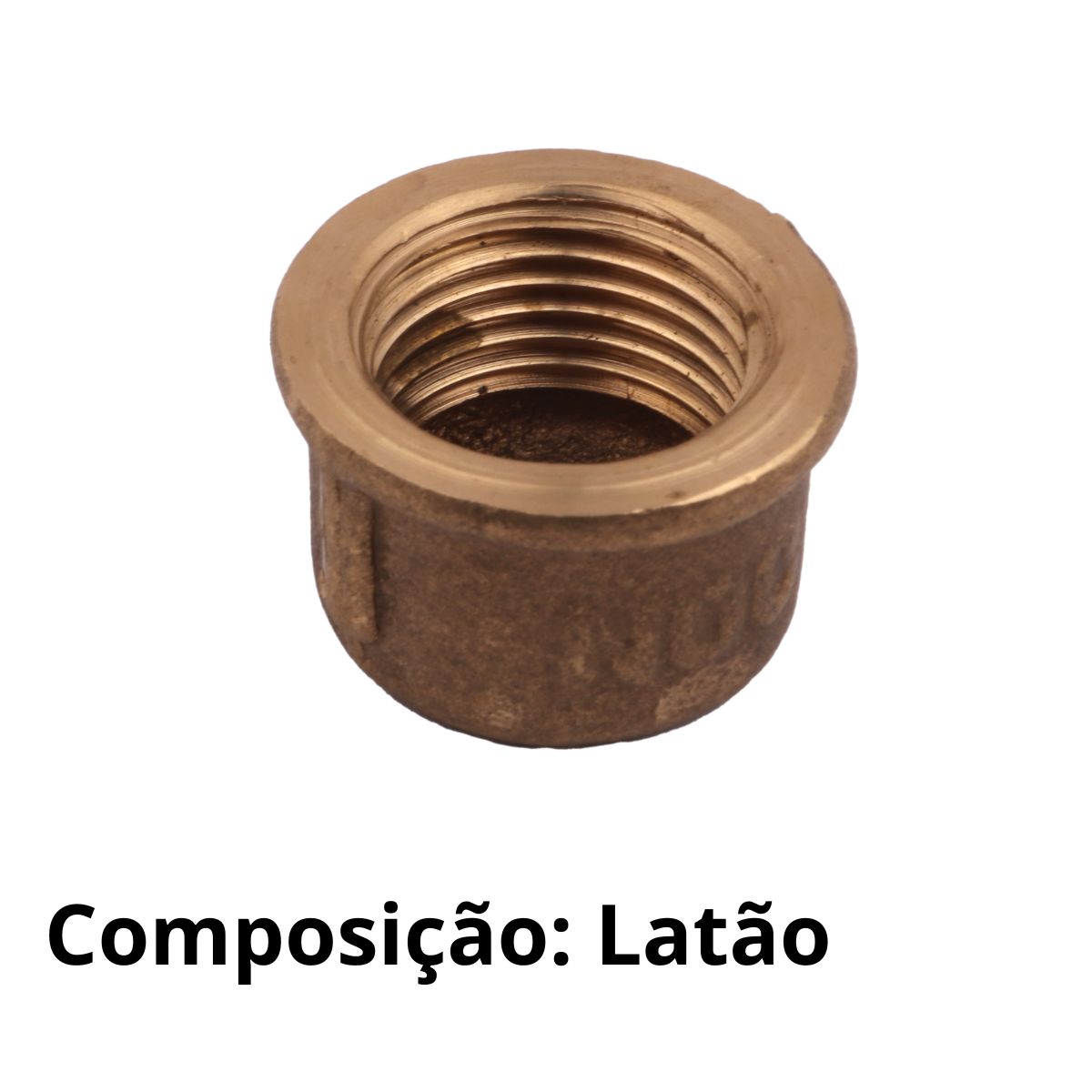 Plug/Tampao Latao Femea - 1/8 NPT (000919 - 722301) - Kimotor Eletromecânica