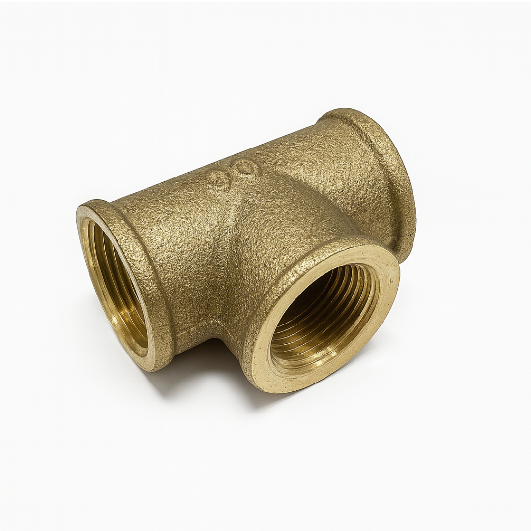 CONEXAO TE REDUCAO LATAO ROSCA FEMEA P/GA...