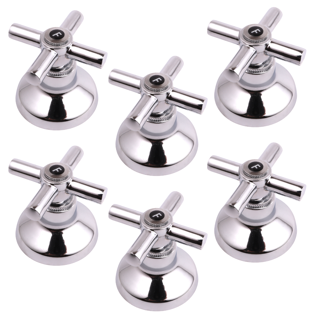 KIT 6 ACABAMENTO REGISTRO C31 METAL PADR ...