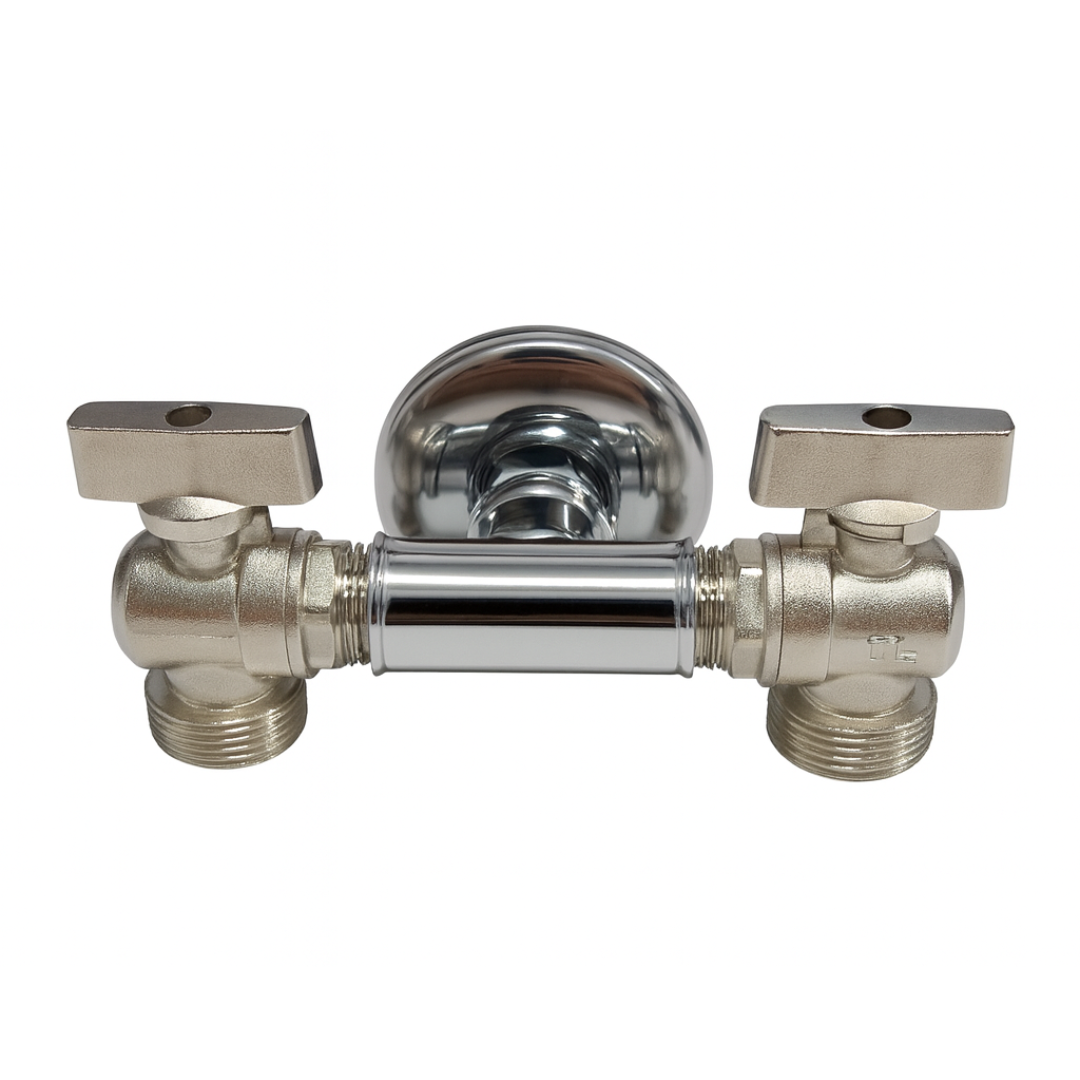 REGISTRO DUPLO/ TORNEIRA DUAS SAÍDAS MAQ ...